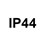 IP44 = Protected against access to solid bodies larger than 1 mm. Protected from splashes.